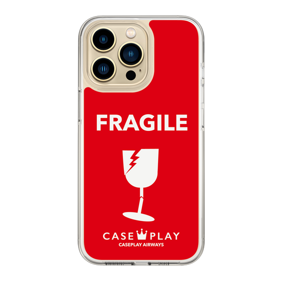 スリムプロテクションケース［ FRAGILE - Red ］