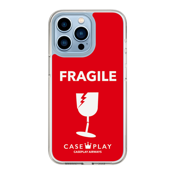 スリムプロテクションケース［ FRAGILE - Red ］
