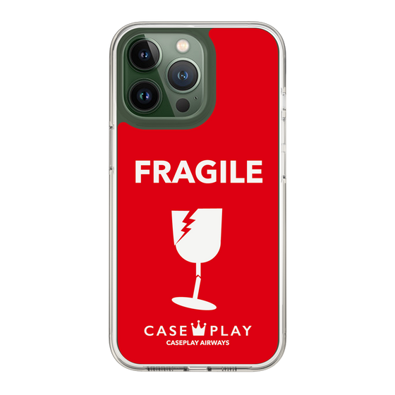 スリムプロテクションケース［ FRAGILE - Red ］