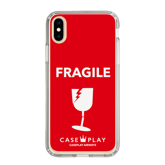 スリムプロテクションケース［ FRAGILE - Red ］