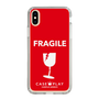 スリムプロテクションケース［ FRAGILE - Red ］