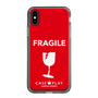 スリムプロテクションケース［ FRAGILE - Red ］