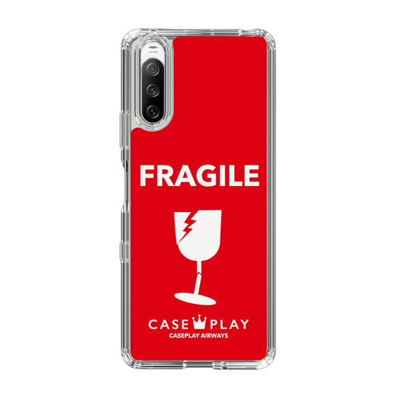スリムプロテクションケース［ FRAGILE - Red ］