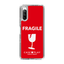 スリムプロテクションケース［ FRAGILE - Red ］