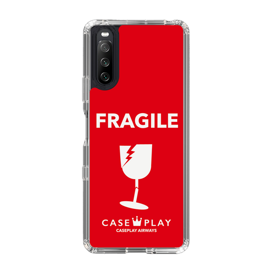 スリムプロテクションケース［ FRAGILE - Red ］