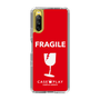 スリムプロテクションケース［ FRAGILE - Red ］