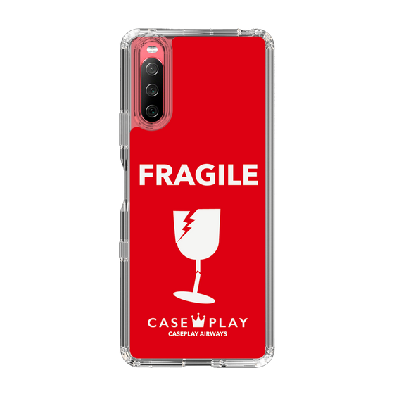 スリムプロテクションケース［ FRAGILE - Red ］