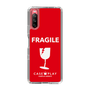 スリムプロテクションケース［ FRAGILE - Red ］