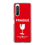 スリムプロテクションケース［ FRAGILE - Red ］