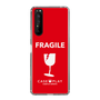 スリムプロテクションケース［ FRAGILE - Red ］