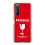 スリムプロテクションケース［ FRAGILE - Red ］