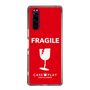 スリムプロテクションケース［ FRAGILE - Red ］