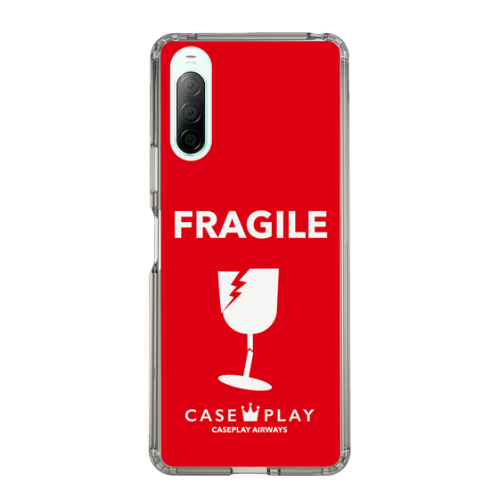 スリムプロテクションケース［ FRAGILE - Red ］