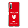 スリムプロテクションケース［ FRAGILE - Red ］