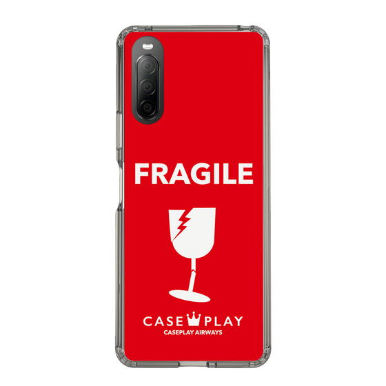 スリムプロテクションケース［ FRAGILE - Red ］