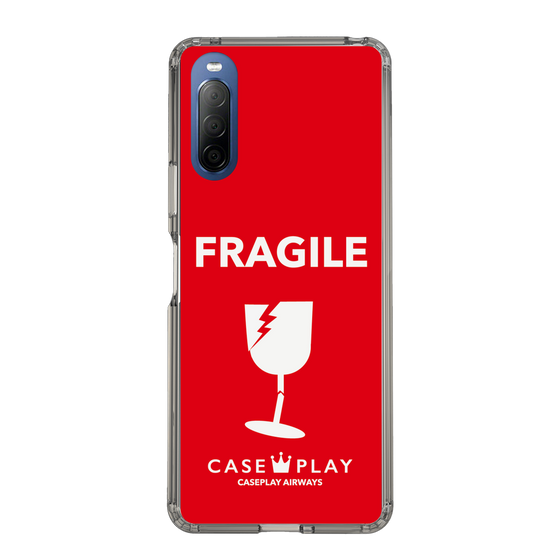 スリムプロテクションケース［ FRAGILE - Red ］