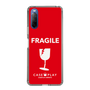 スリムプロテクションケース［ FRAGILE - Red ］