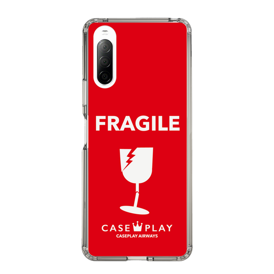 スリムプロテクションケース［ FRAGILE - Red ］