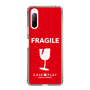 スリムプロテクションケース［ FRAGILE - Red ］