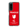 スリムプロテクションケース［ FRAGILE - Red ］