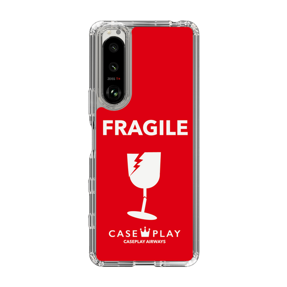 スリムプロテクションケース［ FRAGILE - Red ］