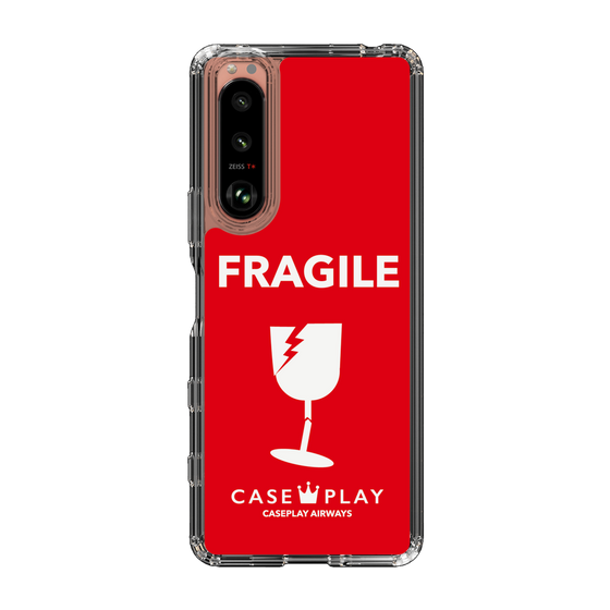 スリムプロテクションケース［ FRAGILE - Red ］
