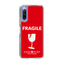 スリムプロテクションケース［ FRAGILE - Red ］