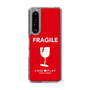 スリムプロテクションケース［ FRAGILE - Red ］