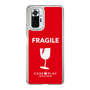 スリムプロテクションケース［ FRAGILE - Red ］
