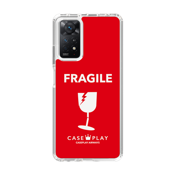 スリムプロテクションケース［ FRAGILE - Red ］