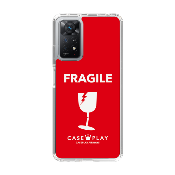 スリムプロテクションケース［ FRAGILE - Red ］