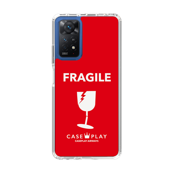 スリムプロテクションケース［ FRAGILE - Red ］