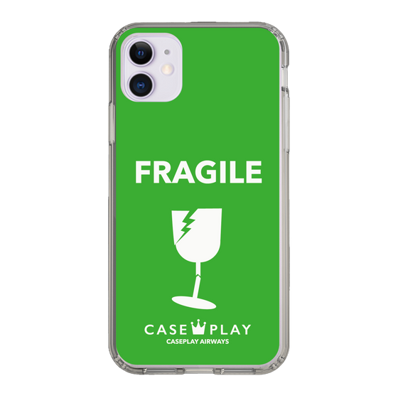 スリムプロテクションケース［ FRAGILE - Green ］