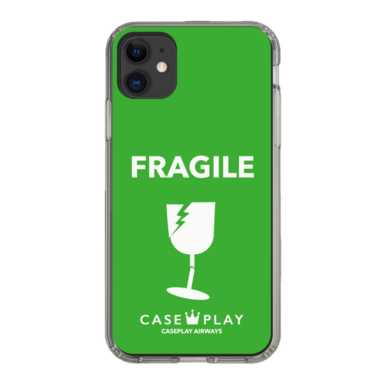 スリムプロテクションケース［ FRAGILE - Green ］