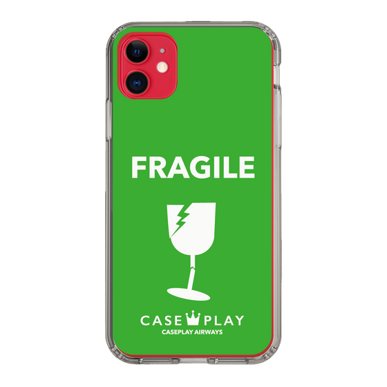 スリムプロテクションケース［ FRAGILE - Green ］