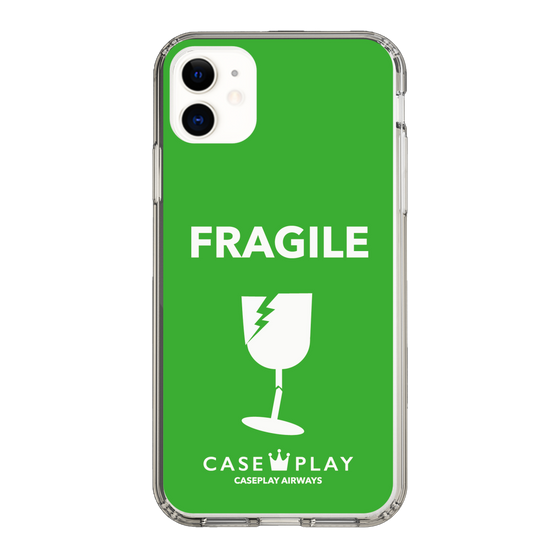 スリムプロテクションケース［ FRAGILE - Green ］