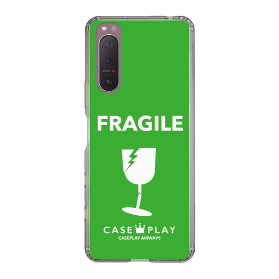 スリムプロテクションケース［ FRAGILE - Green ］