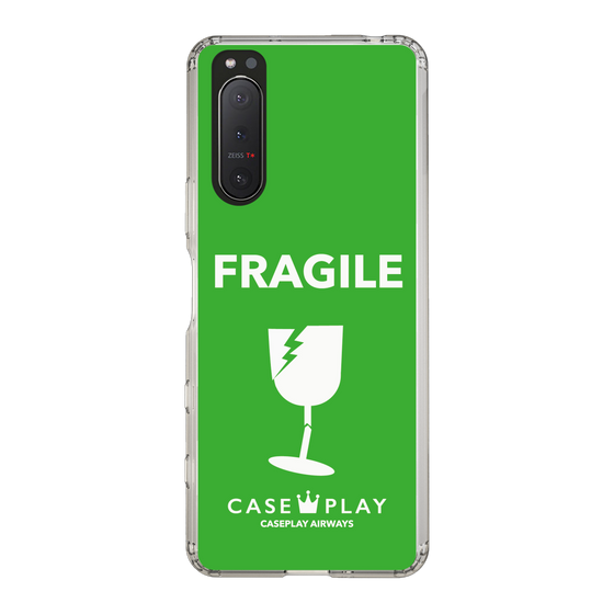 スリムプロテクションケース［ FRAGILE - Green ］