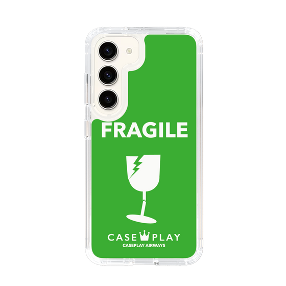 スリムプロテクションケース［ FRAGILE - Green ］