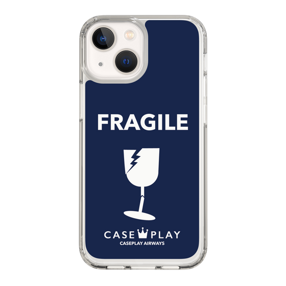 スリムプロテクションケース［ FRAGILE - Navy ］