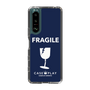 スリムプロテクションケース［ FRAGILE - Navy ］