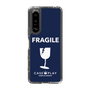 スリムプロテクションケース［ FRAGILE - Navy ］