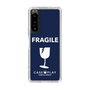 スリムプロテクションケース［ FRAGILE - Navy ］