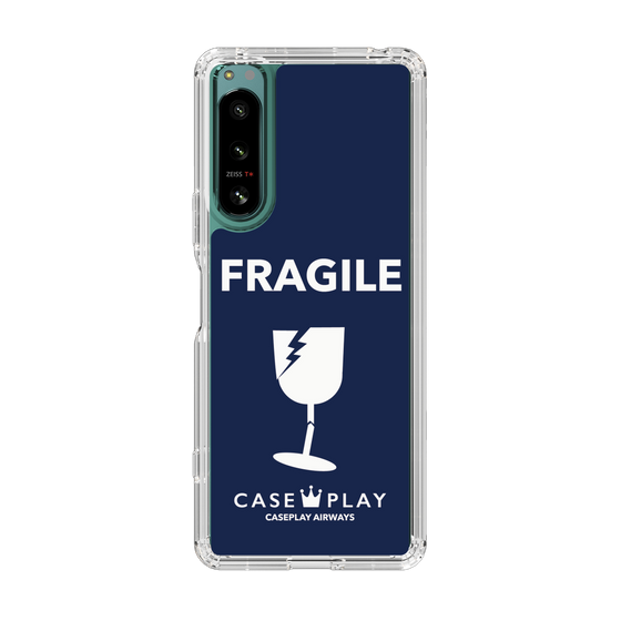 スリムプロテクションケース［ FRAGILE - Navy ］