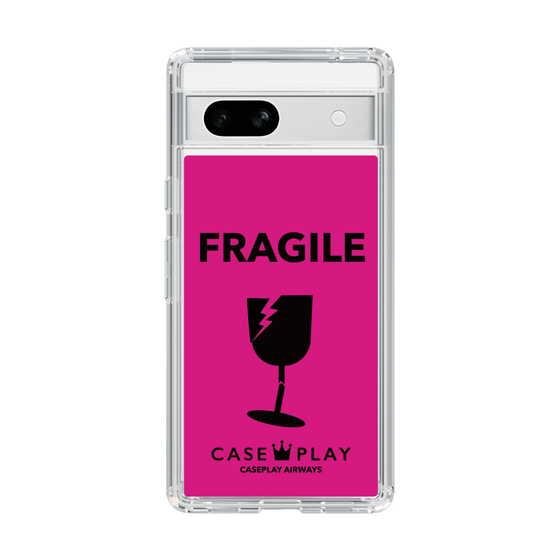 スリムプロテクションケース［ FRAGILE - Pink ］
