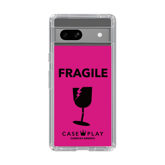 スリムプロテクションケース［ FRAGILE - Pink ］
