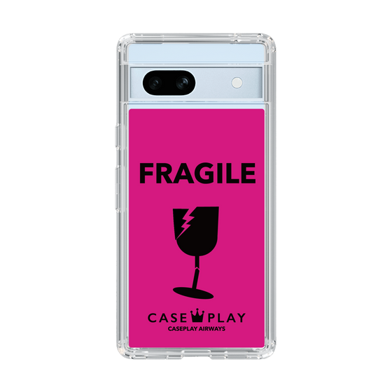 スリムプロテクションケース［ FRAGILE - Pink ］