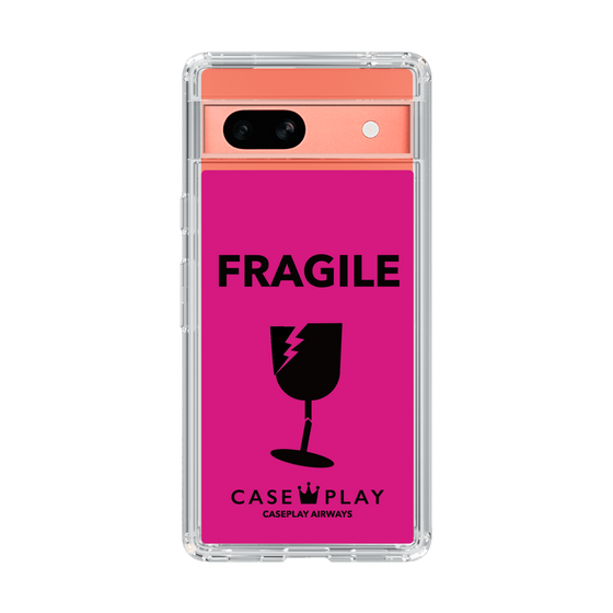 スリムプロテクションケース［ FRAGILE - Pink ］