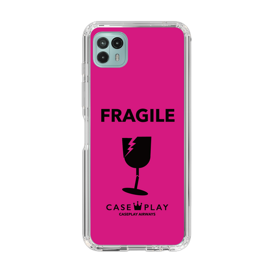 スリムプロテクションケース［ FRAGILE - Pink ］