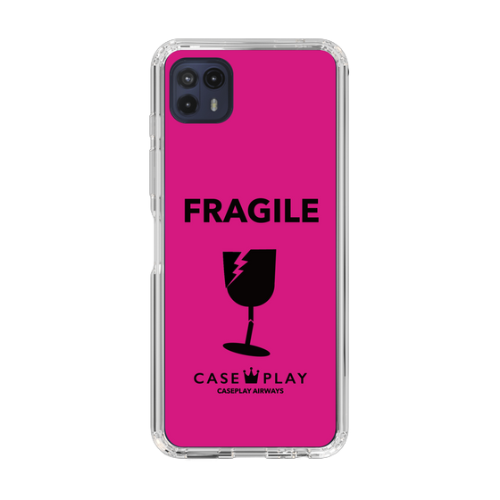スリムプロテクションケース［ FRAGILE - Pink ］